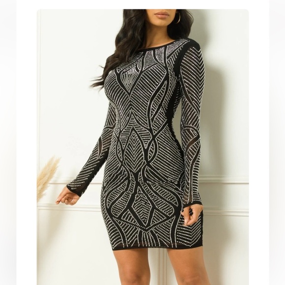 Symphony Dresses & Skirts - Rhinestone Dress size SMALL